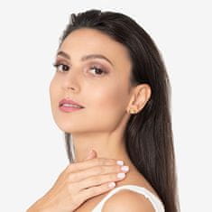 Guess Elegantni Guess JUBE04595JWYGT/U modni pozlačeni čepki s cirkoni