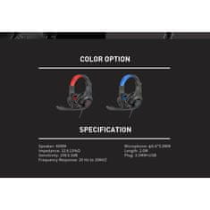 Havit Gamenote LED slušalke z mikrofonom HV-2031d