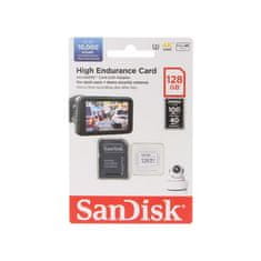 SANDISK 128GB High Endurance microSD Class 10 U3 V30 spominska kartica z adapterjem