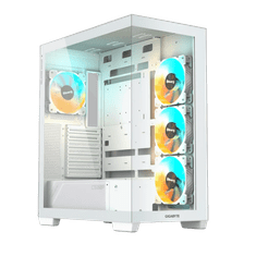 Gigabyte C500 PANORAMIC STEALTH ICE USB-C USB 3.2 Gen2 ATX ARGB osvetljeno ohišje, belo