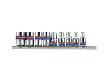 shumee SET MED 1/4 HYLSOR MED 6 VINKEL, 9 DELAR, 4–13 MM BLISTERFÖRPACKNING – KY2509MR