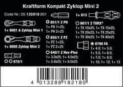 Eprim KOMPLET ORODJA ZA VTIČNICE ZYLKOP MINI 2, 27 DELOV