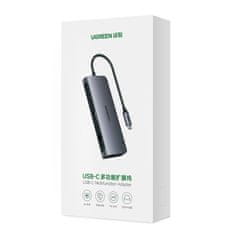 Ugreen Type C Multifunkcijski USB hub siv - box
