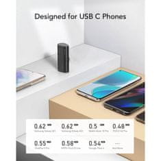 VEGER Prenosna baterija PlugON-C 5000 mAh, črna