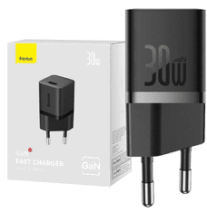 BASEUS GaN5 mini hišni polnilec, 30W, črn (CCGN070401)