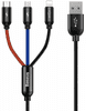 BASEUS polnilni kabel, 1,2m, USB, 3v1 Lightning/ USB-C/Mikro, 3.5A, tri barve (CAMLT-BSY01)