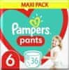 Pants hlačne plenice, Velikost 6, 15+ kg, 36 kosov
