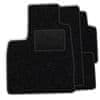shumee Komplet velurnih preprog za Ford Fiesta V MK6 lift 2005-2008 - črna obroba