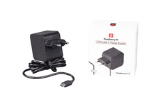 Raspberry Pi Raspberry Pi USB-C Napajalnik 27W, EU, Črni
