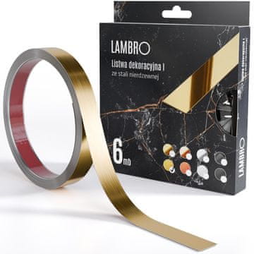 shumee SAMOLEPILJNI DEKORATIVNI TRAK MAT ZLAT 10