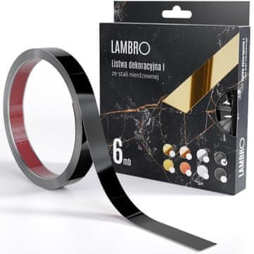 shumee DEKORATIVNI SAMOLEPILJNI TRAK ČRNI SIJAJ 10