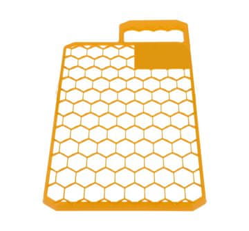 shumee Hardy slikarska mreža 30 cm x 22 cm rumena