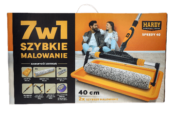 shumee 7-v-1 komplet za slikanje, 9-delni Hardy Speedy 40, valjčki za barvanje, teleskop za slikanje, pladenj za barvo, lepilni trak in še več