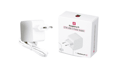Raspberry Pi Raspberry Pi USB-C Napajalnik 27W, EU, Beli