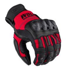 shumee MOŠKE MOTO ROKAVICE WOLF PRO-X RDEČE M