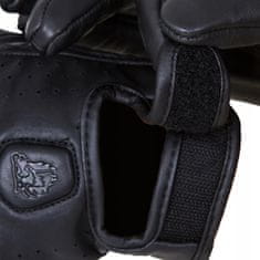 shumee WOLF LAHKE, MOČNE USNJENE MOTOCIKLERSKE ROKAVICE, ČRNE, S