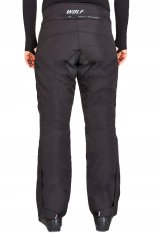 shumee WOLF 2-SLOJNE UDOBNE TEKSTILNE HLAČE ČRNE VELIKOSTI S