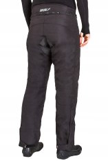 shumee WOLF 2-SLOJNE UDOBNE TEKSTILNE HLAČE ČRNE VELIKOSTI S