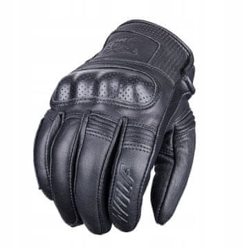 shumee WOLF LAHKE, MOČNE USNJENE MOTOCIKLERSKE ROKAVICE, ČRNE, S