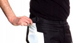 shumee WOLF PROFESSIONAL MOTOCIKLE HLAČE ČRNO-BELE 2XL