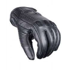 shumee WOLF LAHKE, MOČNE USNJENE MOTOCIKLERSKE ROKAVICE, ČRNE, S