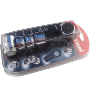 shumee Komplet perlatorjev za pipo: 3 x M24 GZ, 1 x F22 GW, omejevalnik tlaka, ključ