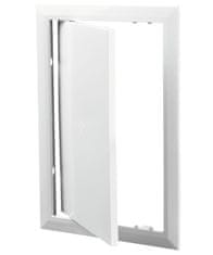 shumee Inšpekcijska vrata bela 250x400 mm ABS