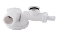 shumee Nizek sifon za enojno pomivalno korito ESCAPE 6/4"" x 40 mm dovod za pomivalni stroj