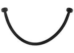 shumee Črna najlonska pletena cev 1/2"x1/2"", dolžina 40 cm