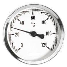shumee Termometer 1/2” zadnji vhod, 63 mm 0–120 °C