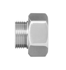 Invena Kromiran medeninasti reducirni priključek 1/2"x3/8"" GW/MZ