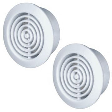 Awenta Bela prezračevalna rešetka za odprtino 45 mm, 2 kosa.