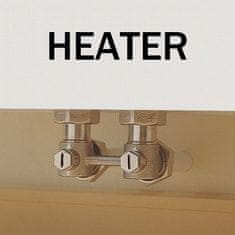 shumee Ventilski blok za priključitev spodnjega dovodnega radiatorja, kotni