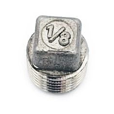 shumee Čep z robom 1/8” MZ, nerjaveče jeklo