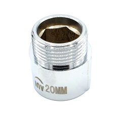 Invena Kromiran medeninasti podaljšek 3/4"" 20 mm