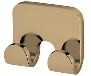 shumee Dvojni stenski obešalnik Nature Box, zlat