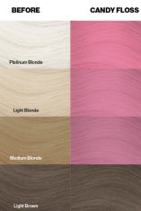shumee CRAZY COLOR barva za lase v kremi št. 65 - sladka vata - 100 ml