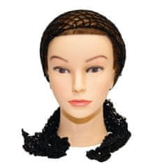 shumee XHAIR Elastična mrežica za lase za navijalke ČRNA - XH170012