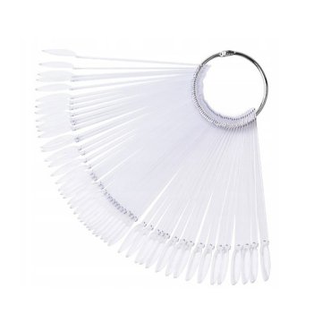 shumee Vzorec NAIL4U na kolesu - Prozorna MANDELJNA - 50 kosov