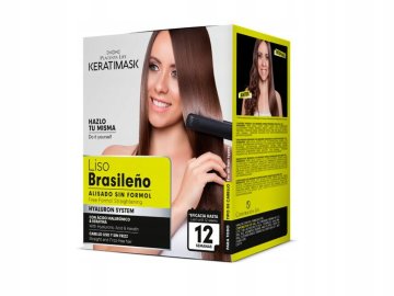 shumee Komplet za ravnanje las PLACENTA LIFE Liso Brasileno Keratimask