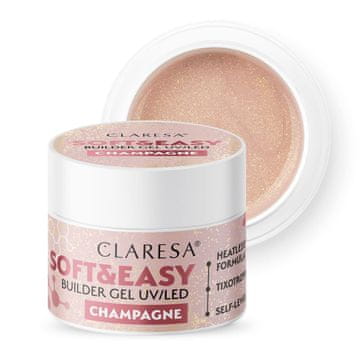 shumee Gel za oblikovanje nohtov CLARESA Soft&Easy, šampanjec - 12 g - majhen