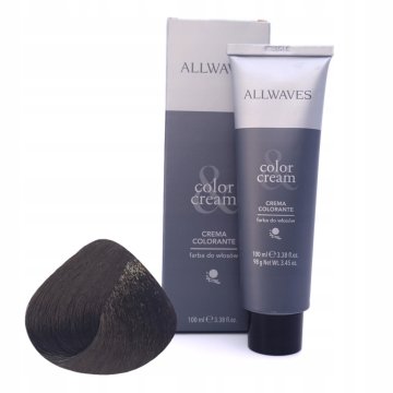 shumee Barva za lase ALLWAVES 4.00 - Srednje intenzivno rjava - 100 ml
