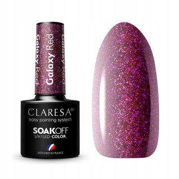 shumee Hibridni lak za nohte CLARESA GALAXY RED - 5 g