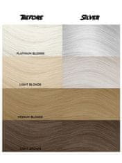 shumee CRAZY COLOR barva za lase v kremi št. 027 - srebrna - 100 ml
