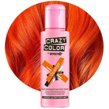 shumee CRAZY COLOR barva za lase v kremi št. 60 - oranžna - 100 ml