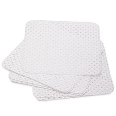 shumee GNBLAB perforirane blazinice za nohte brez prahu, bele - 5x5 cm - 200 kosov