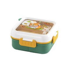 Brandani Otroška posoda za hrano Lunch Box Medvedek 18x18xh9cm / plastika