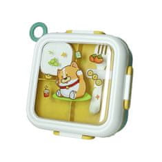 Brandani Otroška posoda za hrano Lunch Box Medvedek 18x18xh9cm / plastika