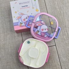 Brandani Otroška posoda za hrano Lunch Box Zajček18x17xh7cm / plastika