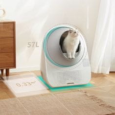 CATLINK Pro ULTRA inteligentno mačje stranišče s kamero, belo